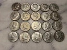 20 Kennedy 1966 Half Dollars 40% Silver Very Good Condition # 12