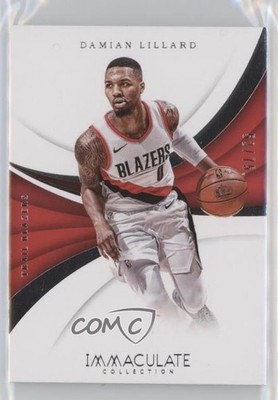 2017-18 Panini Immaculate 52/75 Damian Lillard #92 d5c