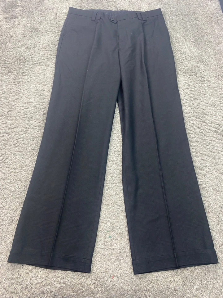 Steven Land Suit Mens 46L Blazer Vest 36x31 Pants Walter Stitched Holdings 3pc - Image 2 of 4