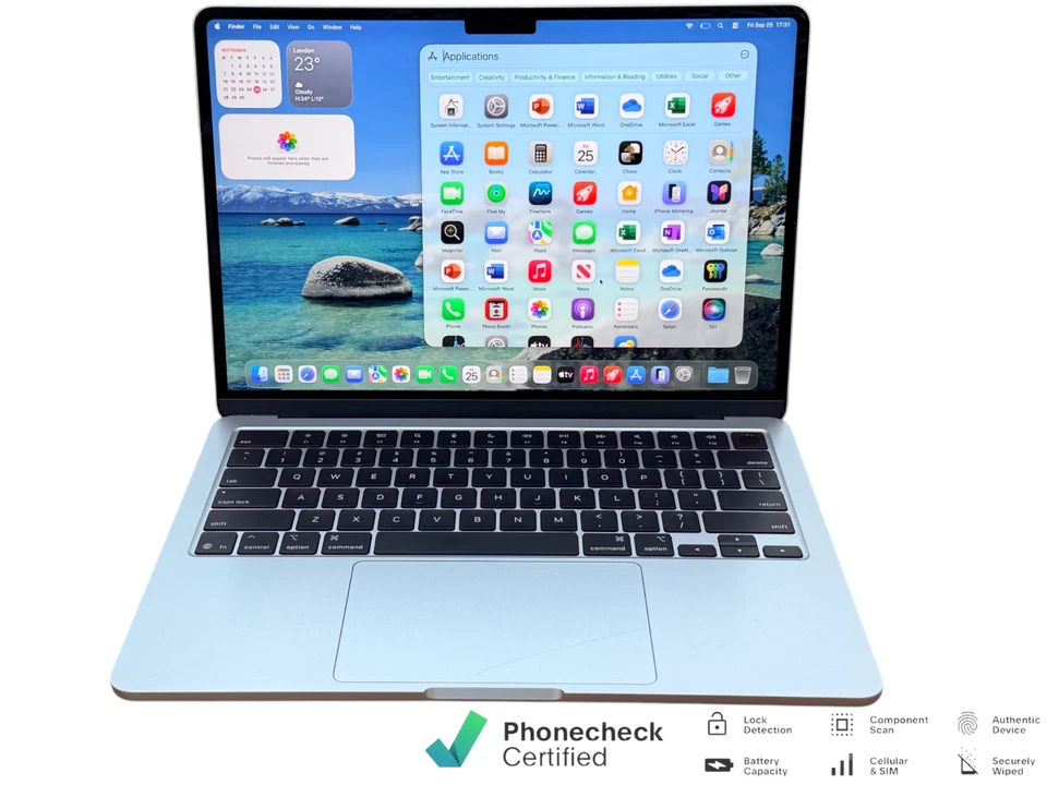 MacBook Air M4 (13", 2025) 256GB Sky Blue - Grade B (Marked), photo 1 of 5