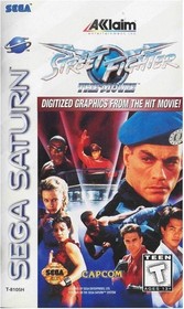 Street Fighter: The Movie For Sega Saturn Vintage 3E