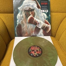OST Silent Night Deadly Night Vinyl Record, Red, Green & White Marble Vinyl