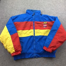 Vintage Jeff Gordon Jacket Mens XL Multi-Color NASCAR Racing Competitors View