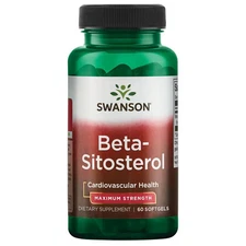 Swanson Beta-Sitosterol - Maximum Strength 160 mg 60 Capsules