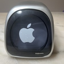 FELLOWES DESKTOP CD DVD DISC CASE PUSH OPEN RETRACTABLE HOLDER STORAGE BOX VGC 