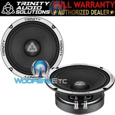 2 TRINITY AUDIO TA-RS654 6.5" PRO AUDIO MID RANGE CAR 500W LOUDSPEAKERS NEW