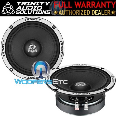 2 TRINITY AUDIO TA-RS654 6.5'' PRO AUDIO MID RANGE CAR 500W LOUDSPEAKERS NEW