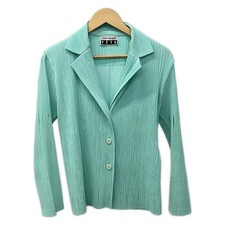 Auth ISSEY MIYAKE FETE - Light Green Women's Jacket