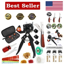Luxury Garden Grafting Tool Kit - 2in1 Pruning Tools with Stainless Steel Blades