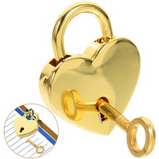 Jewelry Box Hinges Miniature Heart-shaped Padlock Suitcase Locks