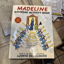 Madeline's Birthday by Jody Wheeler and Ludwig Bemelmans (1999, Coloring/Connect
