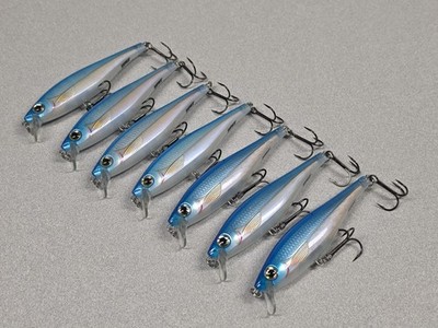 (7) Discontinued Rapala BX MINNOW 10...Blue!!!