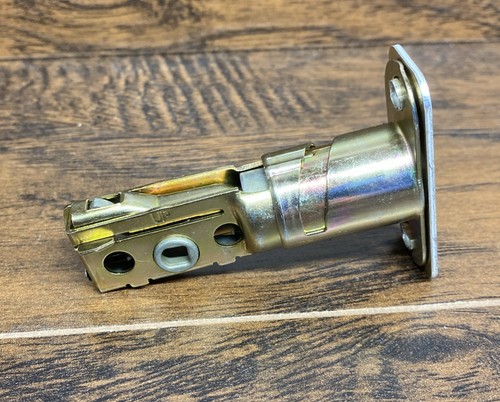 Kwikset Replacement Deadbolt Door Latch, Polished Brass For Tylo And More! - Picture 5 of 5