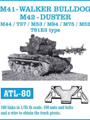 M41 Walker Bulldog, M42 Duster - Friul Ketten / 1:35 - ATL-080