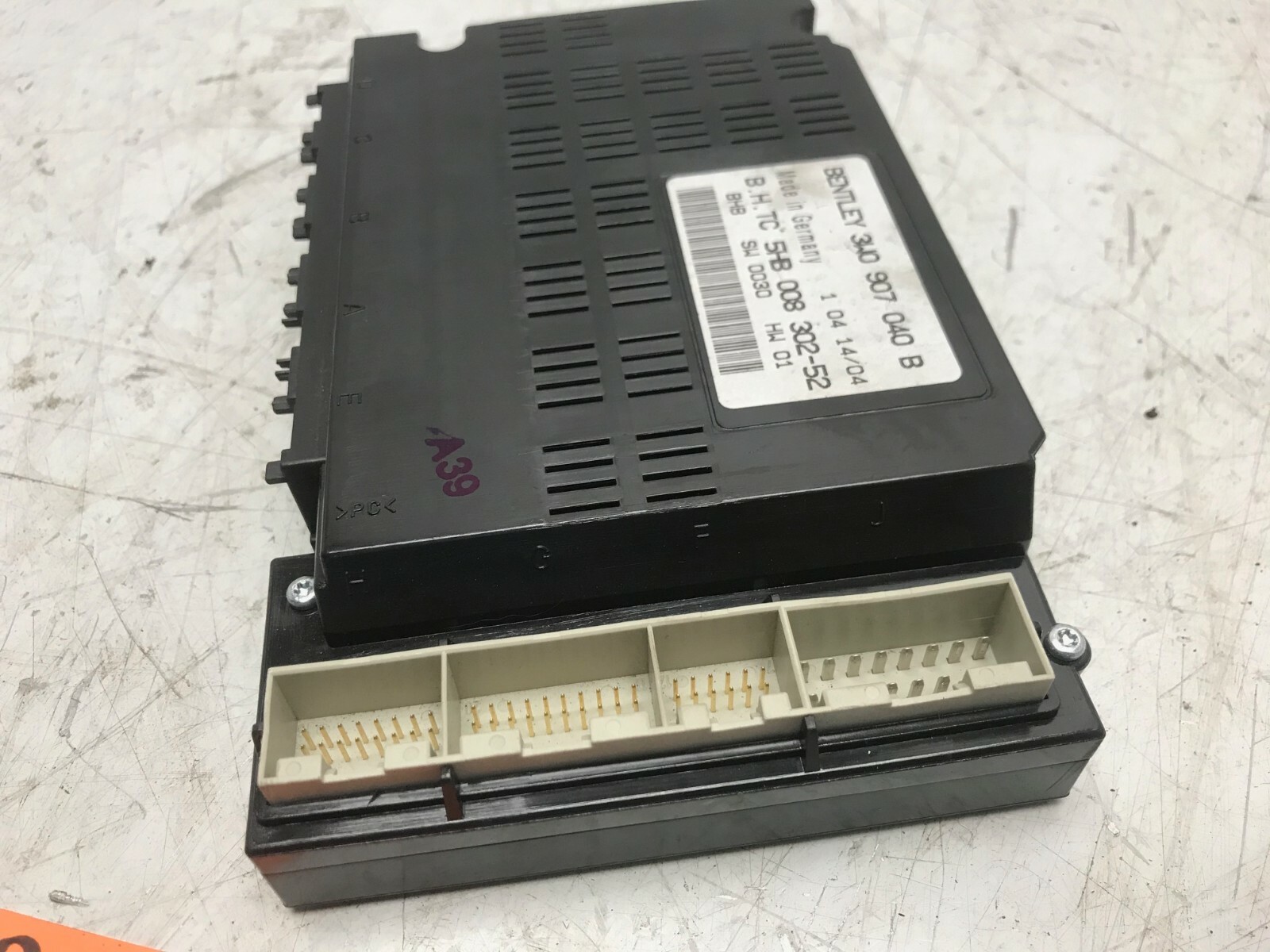 04 BENTLEY CONTINENTAL GT HVAC HEATER AC CONTROL MODULE 3W0907040B