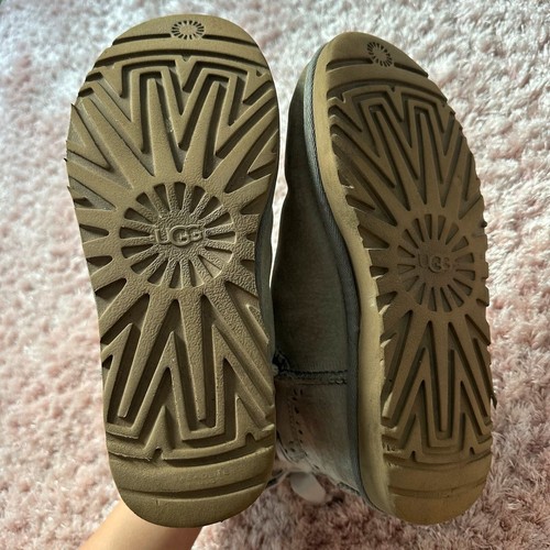 Damen UGG Boots Gr. 38 Bailey Bow Hellgrau - Bild 2 von 4