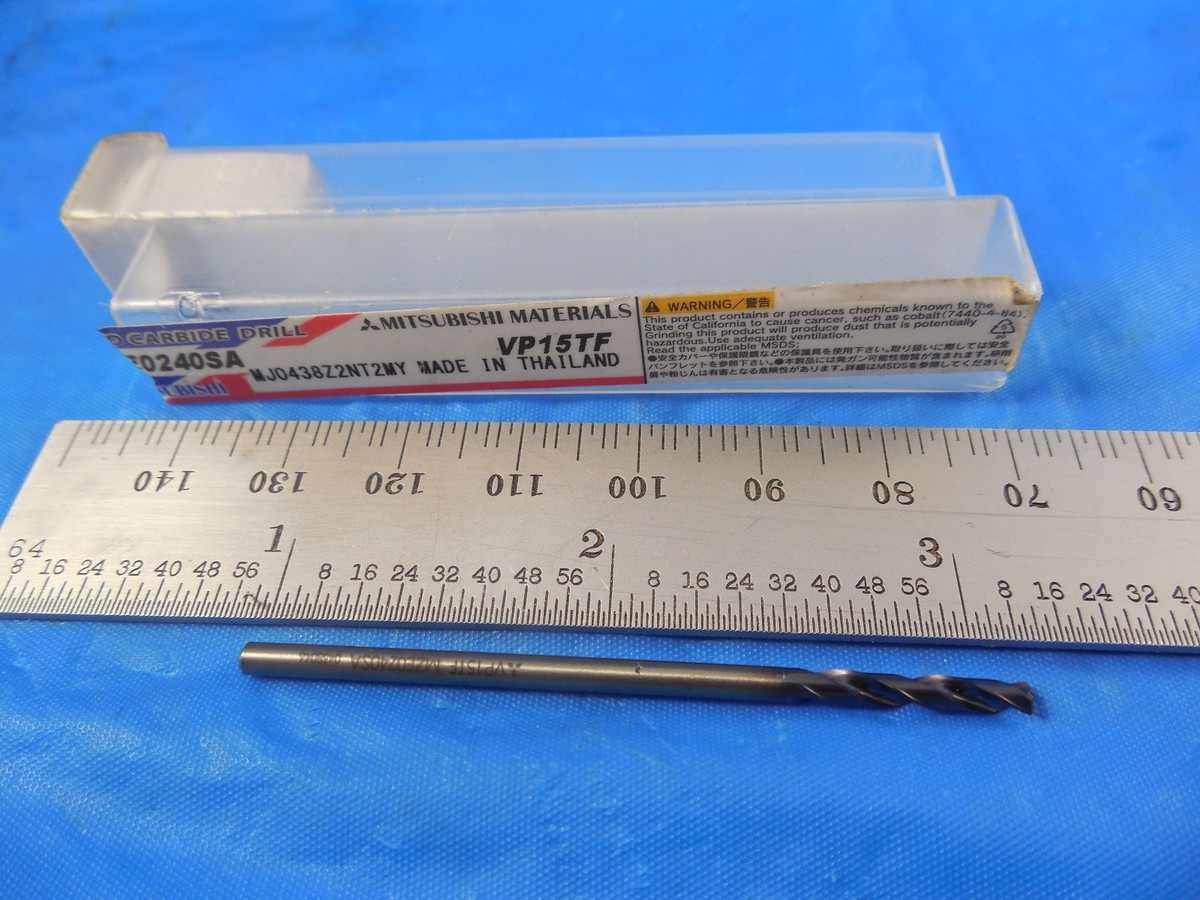 MITSUBISHI MZE0240SA VP15TP 2.4mm DIA 5.2mm LOC 55.4mm OAL 2 FL