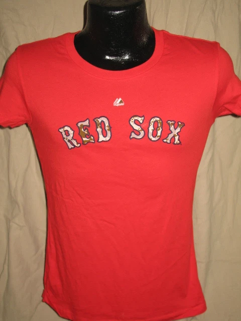 Camisa Boston Red Sox Dustin Pedroia #15 Salute To Service Logo Mujer MLB NUEVA CON ETIQUETAS Foto 2 de 4