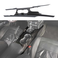 Carbon Fiber Center Gear Shift Selector Frame Cover Decor For Ford Mustang 2015