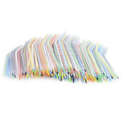 200Pcs Dental Spray Nozzles Tips Disposable For 3-Way Air Water Syringe Colorful