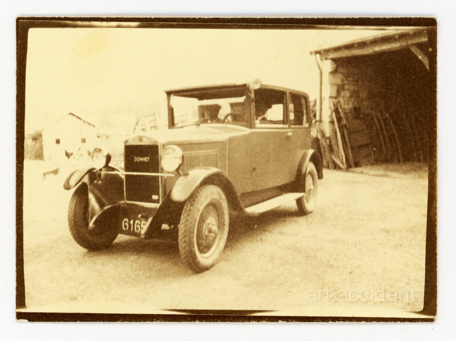 Snapshot ZEDEL. Original Found Photo, 1928 Car Automobilia