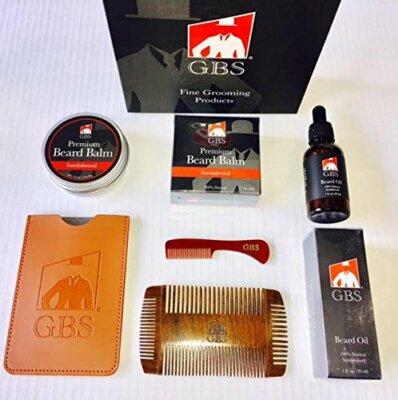 GBS 5 Piece Sandalwood Beard Set