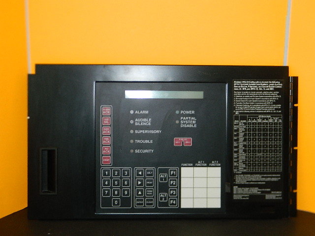 SIEMENS CERBERUS PYROTRONICS MKB-4 DISPLAY CONTROL PANEL MXL FIRE