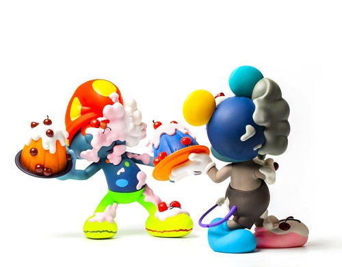 【Auf Lager】 Fools Paradise Sweet Conflict EP2 Schlumpf Kröte Kaws Designer Vinyl - Bild 11 von 11