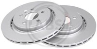 2X A.B.S. 17931 Bremsscheibe Hinten FüR Volvo