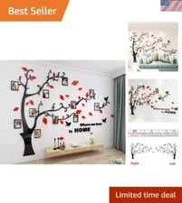 3D Tree Wall Stickers - DIY Family Photo Frames - Nature-Inspired Decor M: 83...
