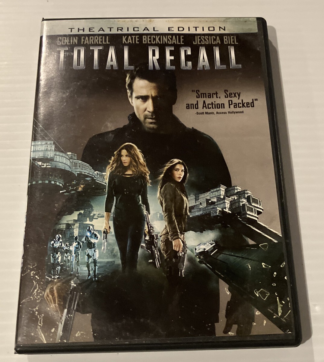 Total Recall DVD Theatrical Edition Colin Farrell-Kate Beckinsale
