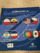 International SOCCER BALL POLYESTER BANDANA HANdkerchief Gelsenkirchen N1 