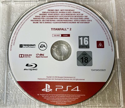 Titanfall 2 PS4/PS5 PROMO seltene PlayStation 4/5 Titanfall 2 Promotion VOLLSPIEL