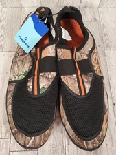Realtree Mens Water Shoes Size 13D Camo Drainage Aquasock O’Rageous NEW
