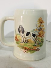 McCoy Pottery #6395 Stein Style Mug Hunting Dog Series Cocker Spaniel 18 oz. USA