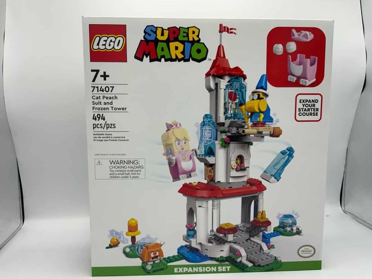 LEGO 71407 Super Mario Cat Peach Suit and Frozen Tower Expansion