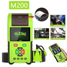 JDiag M200 Motorcycle Diagnosis Scanner Tools 3 in 1 Battery Tester Code Reader