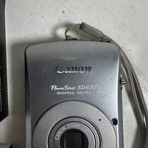 Canon PowerShot SD630 Digital Elph Silver 6.0MP 3x Optical Zoom Digital Camera - Picture 5 of 14
