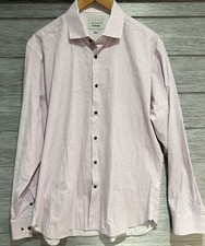 Ted Baker Shirt Mens 17 36/37 Endurance Long Sleeve Button Up EUC