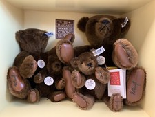 Steiff Margaret Strong Bears USA Collector's Edition 1983 Set of 4 Signed MINT