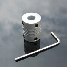 NEW Aluminum coupling Shaft Coupler 3mm/4mm/5mm/6mm/7mm/8mm/10mm Motor Connector