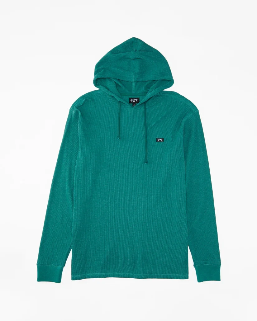 Billabong Keystone Mens Thermal Hoodie Deep Teal Medium NWT