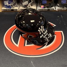 Oswaldo Cabrera New York Yankees Signed Batting Helmet MLB Debut Steiner CX