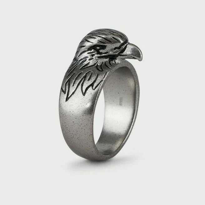 Armani stainless steel ring deals