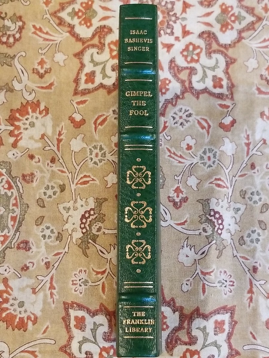 Gimbel the Fool-Isaac B Singer Signed 1st Edition 1980 leather Franklin  Library | eBay