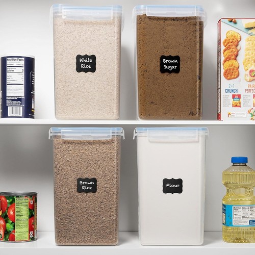 Set of 2 Extra Large 8.5L Food Storage Containers with Airtight Lids Retails - Picture 22 of 23