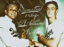 ED619 Don Newcombe - Don Demeter Dodgers 59 8x10 11x14 16x20 Oil Painting Photo