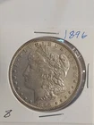 1896 P Morgan Silver Dollar Very Fine Circulated No Mint Mark