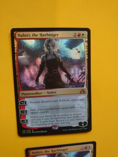 Nahiri, the Harbinger x2  SOI Mythic Magic the Gathering Card. One is foil. - Image 4 of 4