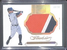 2016 Panini Flawless Patch #22 Jose Altuve No 10 of 10